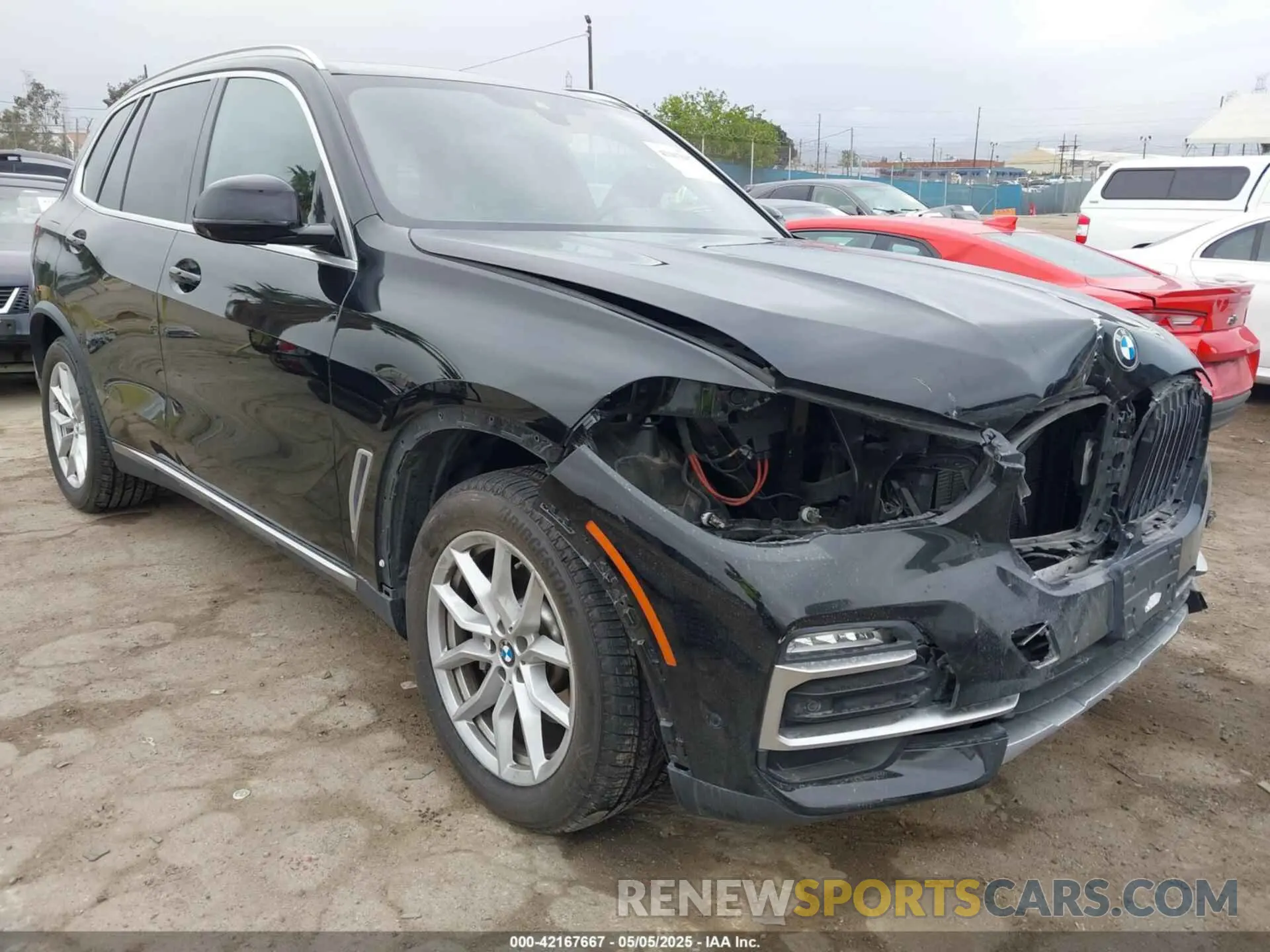 1 Фотография поврежденного автомобиля 5UXCR4C08L9C07517 BMW X5 2020