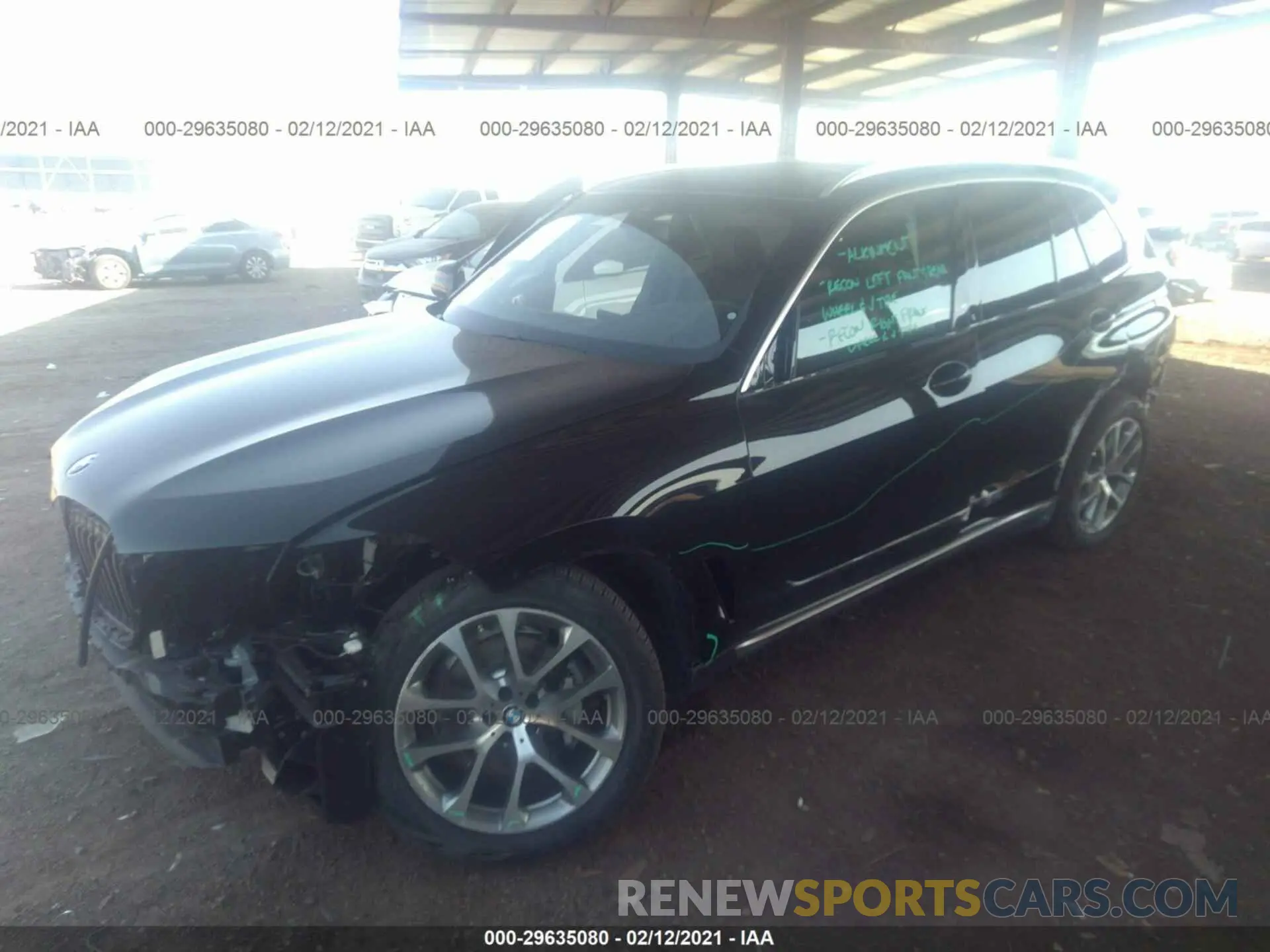2 Photograph of a damaged car 5UXCR4C08LLW64571 BMW X5 2020