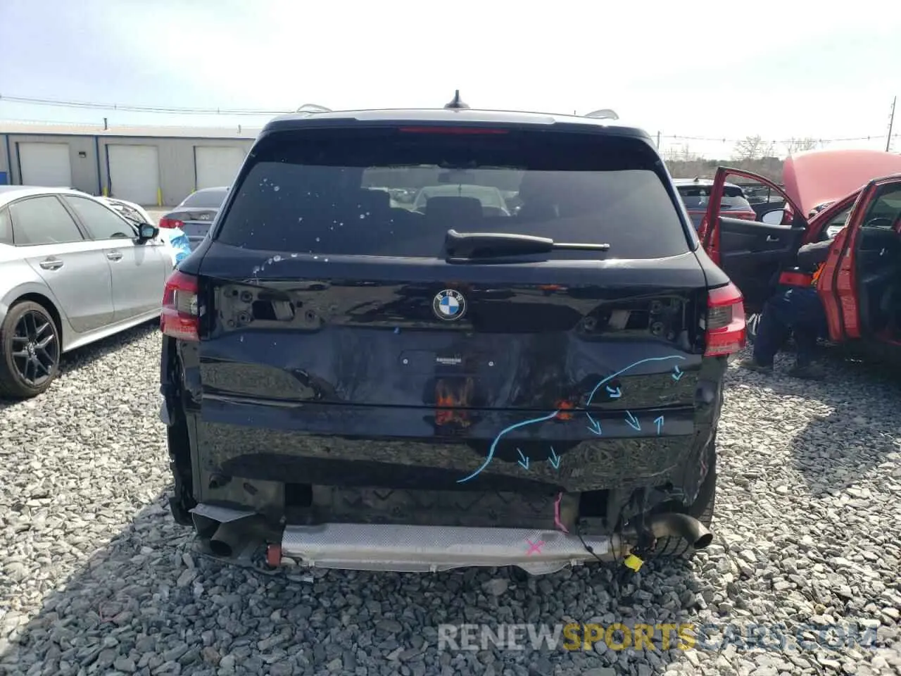 6 Фотография поврежденного автомобиля 5UXCR6C00L9C02503 BMW X5 2020