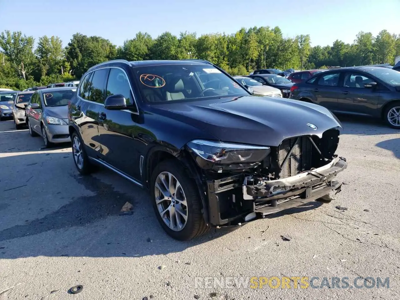 1 Photograph of a damaged car 5UXCR6C01L9C52777 BMW X5 2020