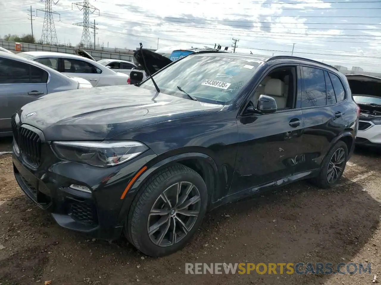1 Photograph of a damaged car 5UXJU4C03LLE46062 BMW X5 2020