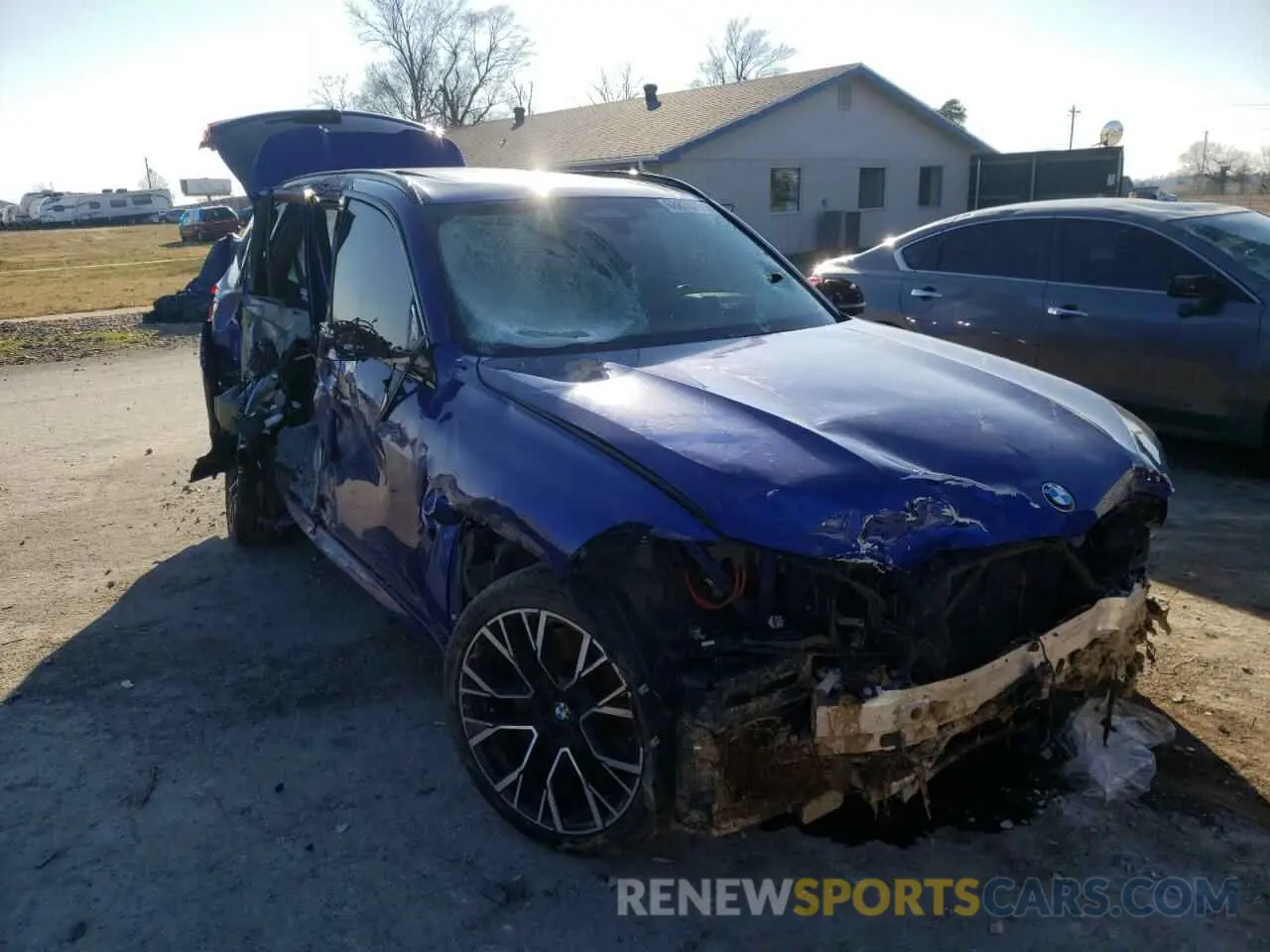 1 Фотография поврежденного автомобиля 5YMJU0C07L9C82121 BMW X5 2020