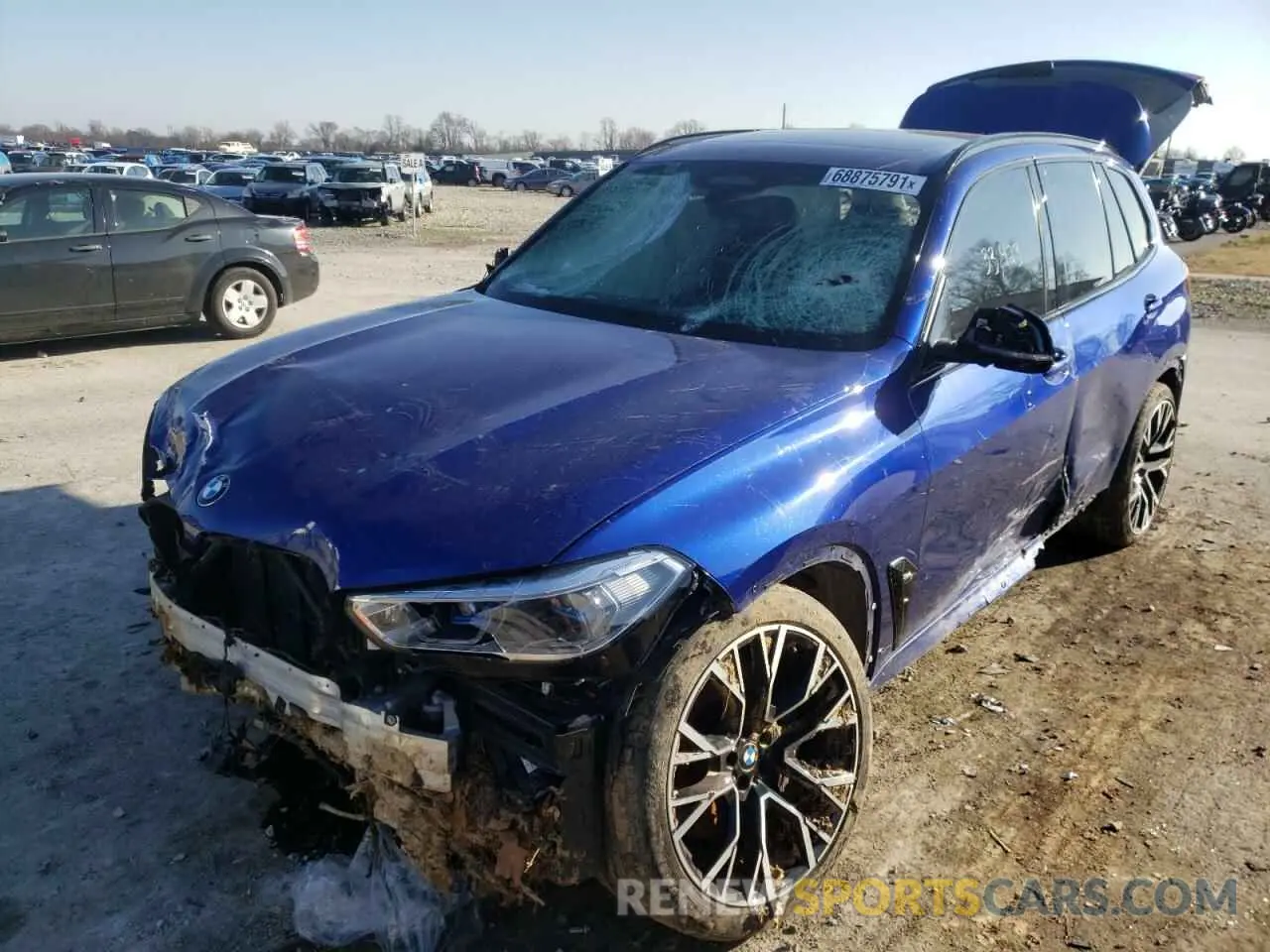 2 Фотография поврежденного автомобиля 5YMJU0C07L9C82121 BMW X5 2020