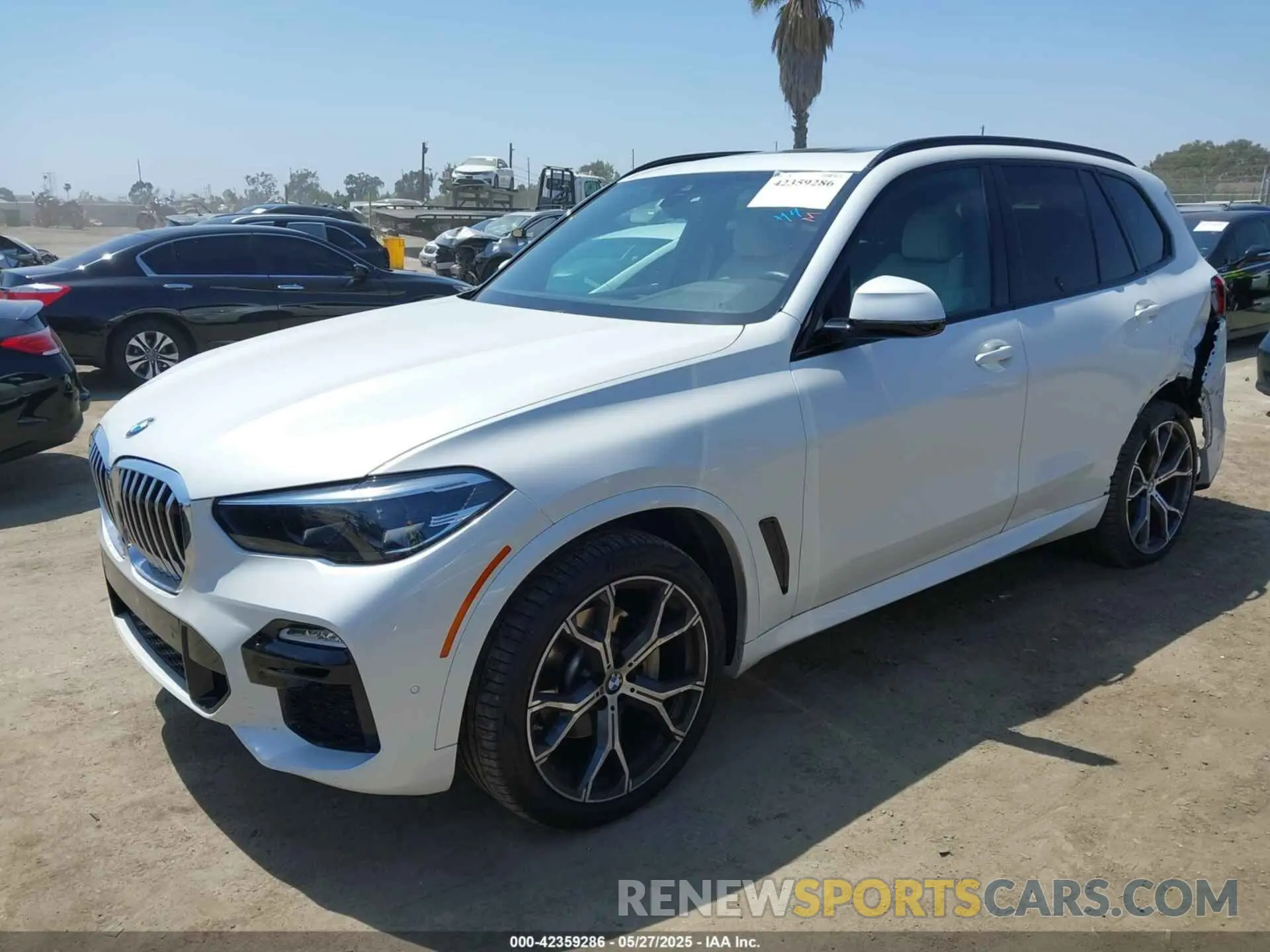 2 Photograph of a damaged car 5UXCR4C00M9D80336 BMW X5 2021