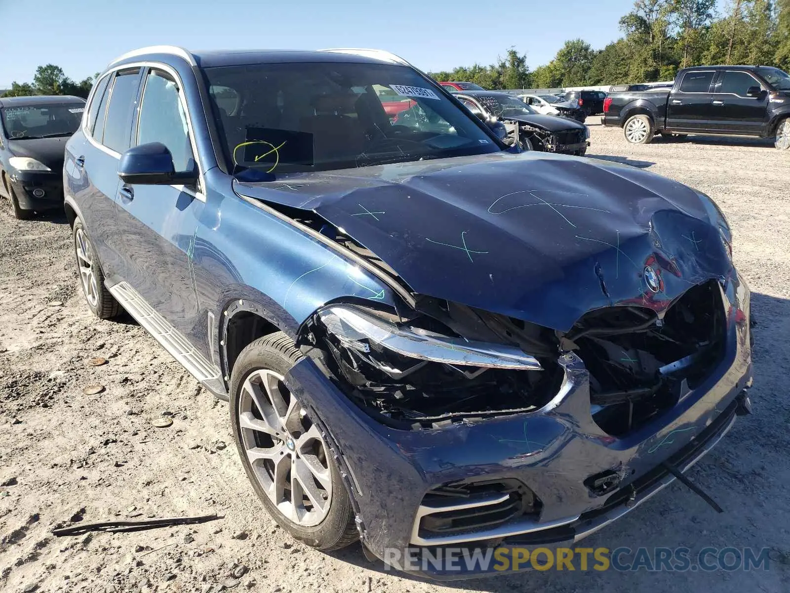 1 Фотография поврежденного автомобиля 5UXCR4C03M9E68376 BMW X5 2021