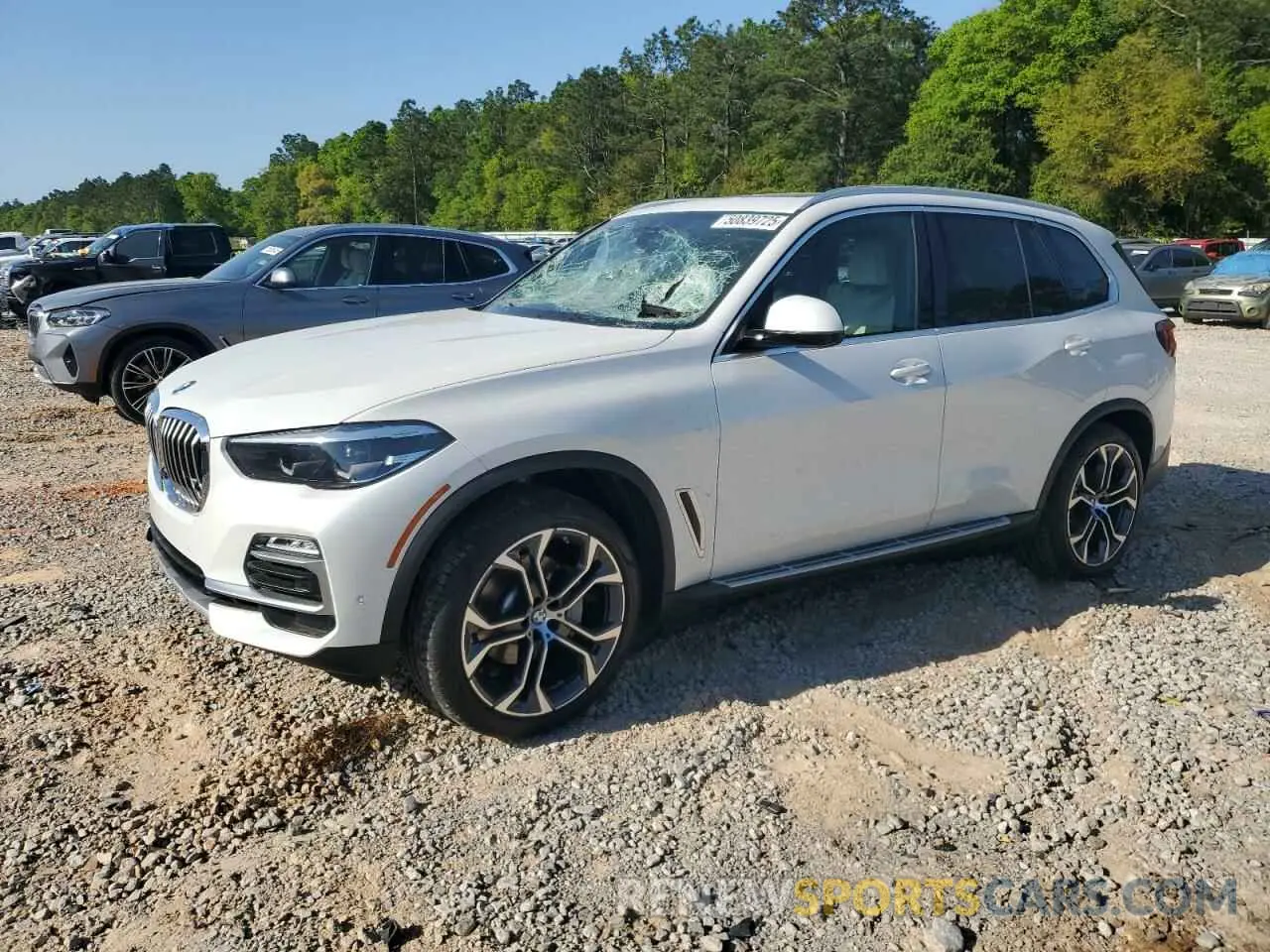 1 Photograph of a damaged car 5UXCR4C05M9H39972 BMW X5 2021