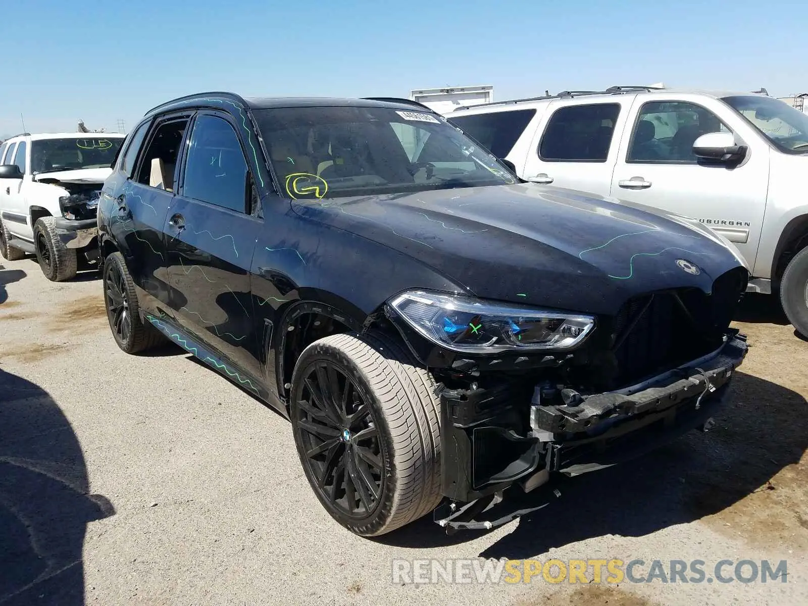 1 Photograph of a damaged car 5UXCR4C09M9F15216 BMW X5 2021