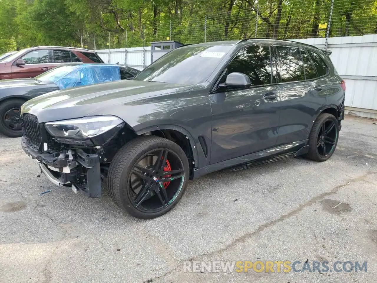 1 Photograph of a damaged car 5UXJU4C05M9G68228 BMW X5 2021
