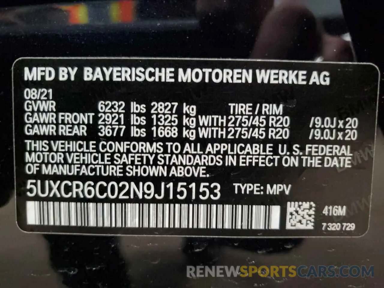 14 Фотография поврежденного автомобиля 5UXCR6C02N9J15153 BMW X5 2022