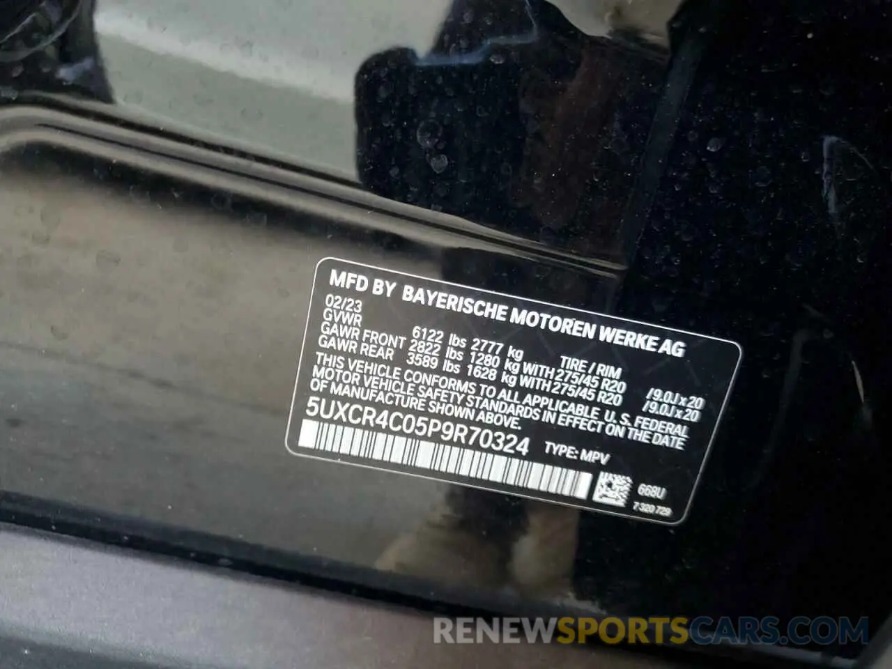 12 Фотография поврежденного автомобиля 5UXCR4C05P9R70324 BMW X5 2023