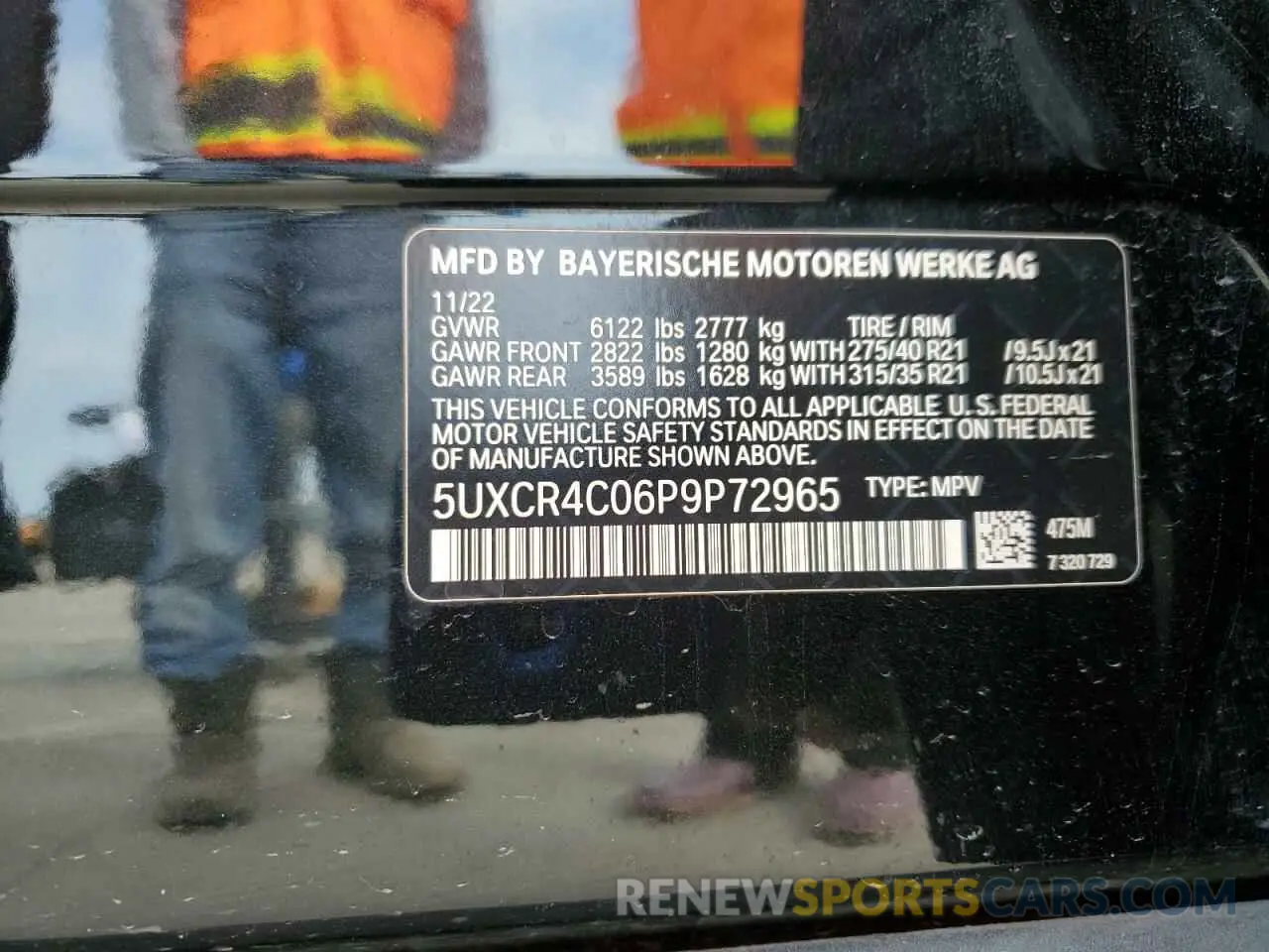 14 Фотография поврежденного автомобиля 5UXCR4C06P9P72965 BMW X5 2023