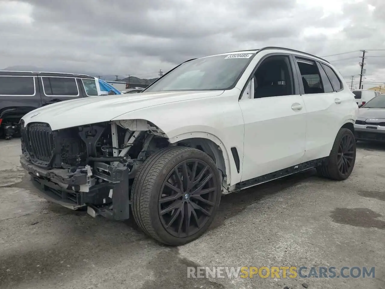1 Photograph of a damaged car 5UXCR6C02P9P07428 BMW X5 2023