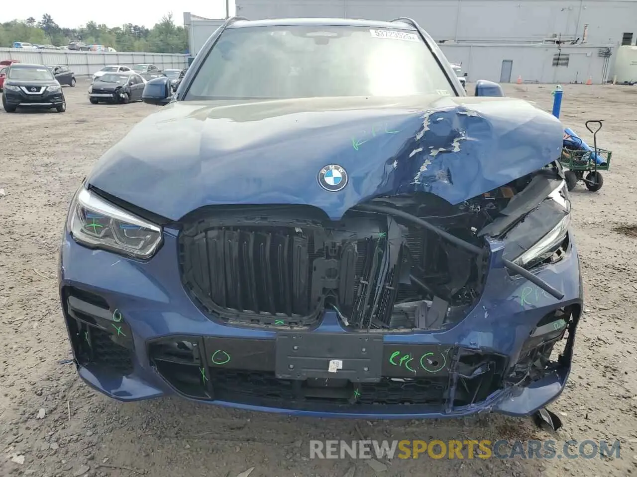 5 Photograph of a damaged car 5UXCR6C04P9P13750 BMW X5 2023