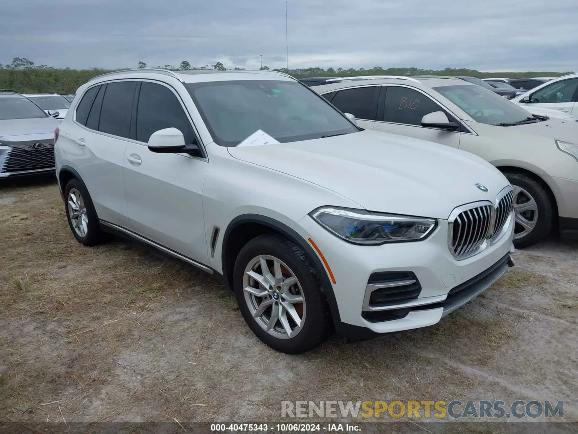 1 Photograph of a damaged car 5UXCR6C05P9P63105 BMW X5 2023