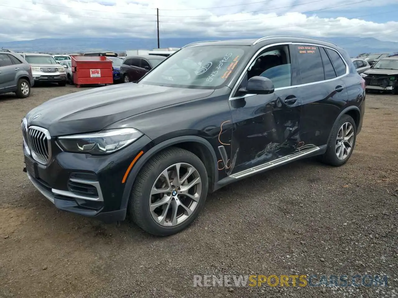 1 Photograph of a damaged car 5UXCR6C06P9P17296 BMW X5 2023