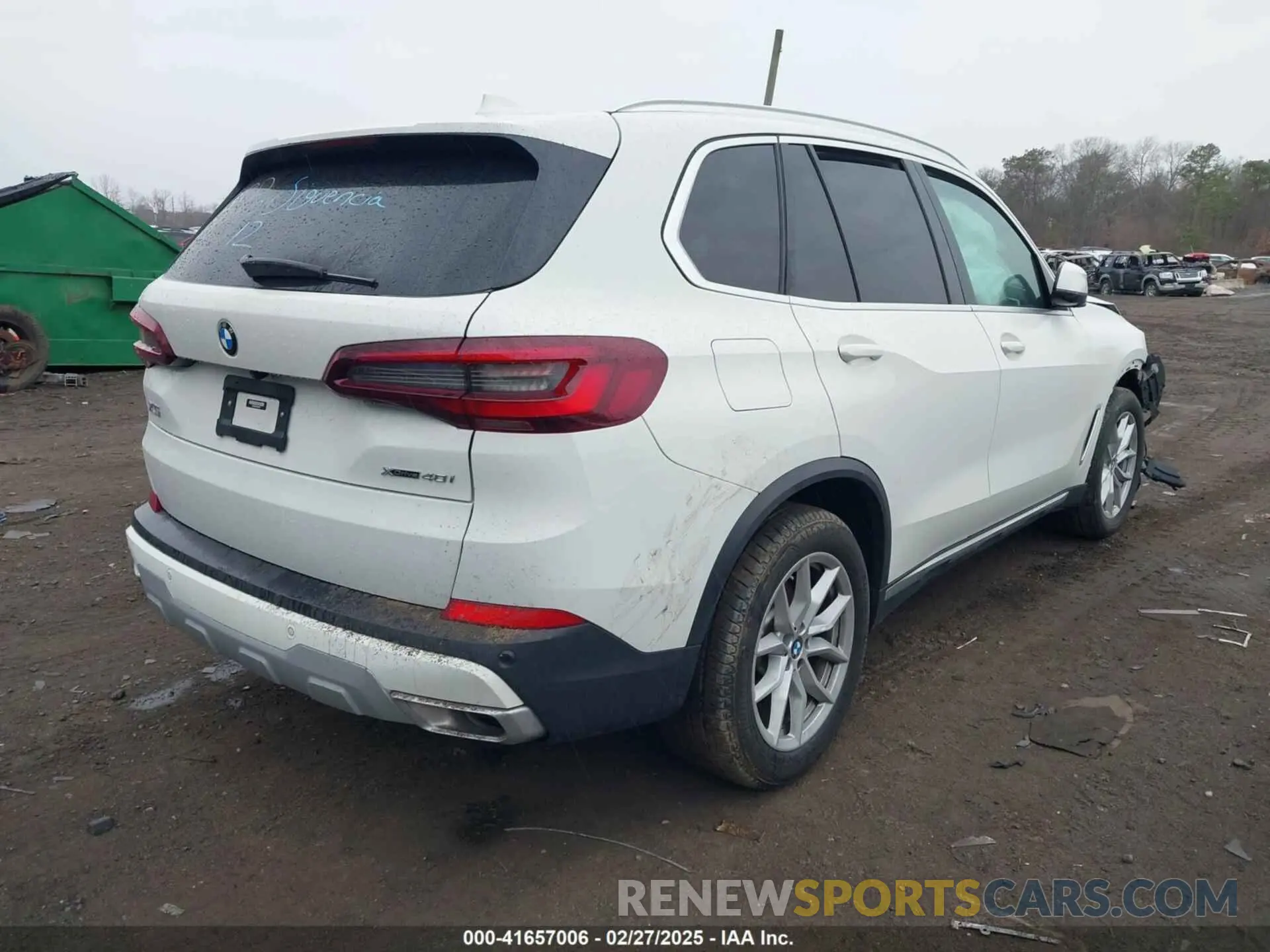 4 Photograph of a damaged car 5UXCR6C08P9P06767 BMW X5 2023
