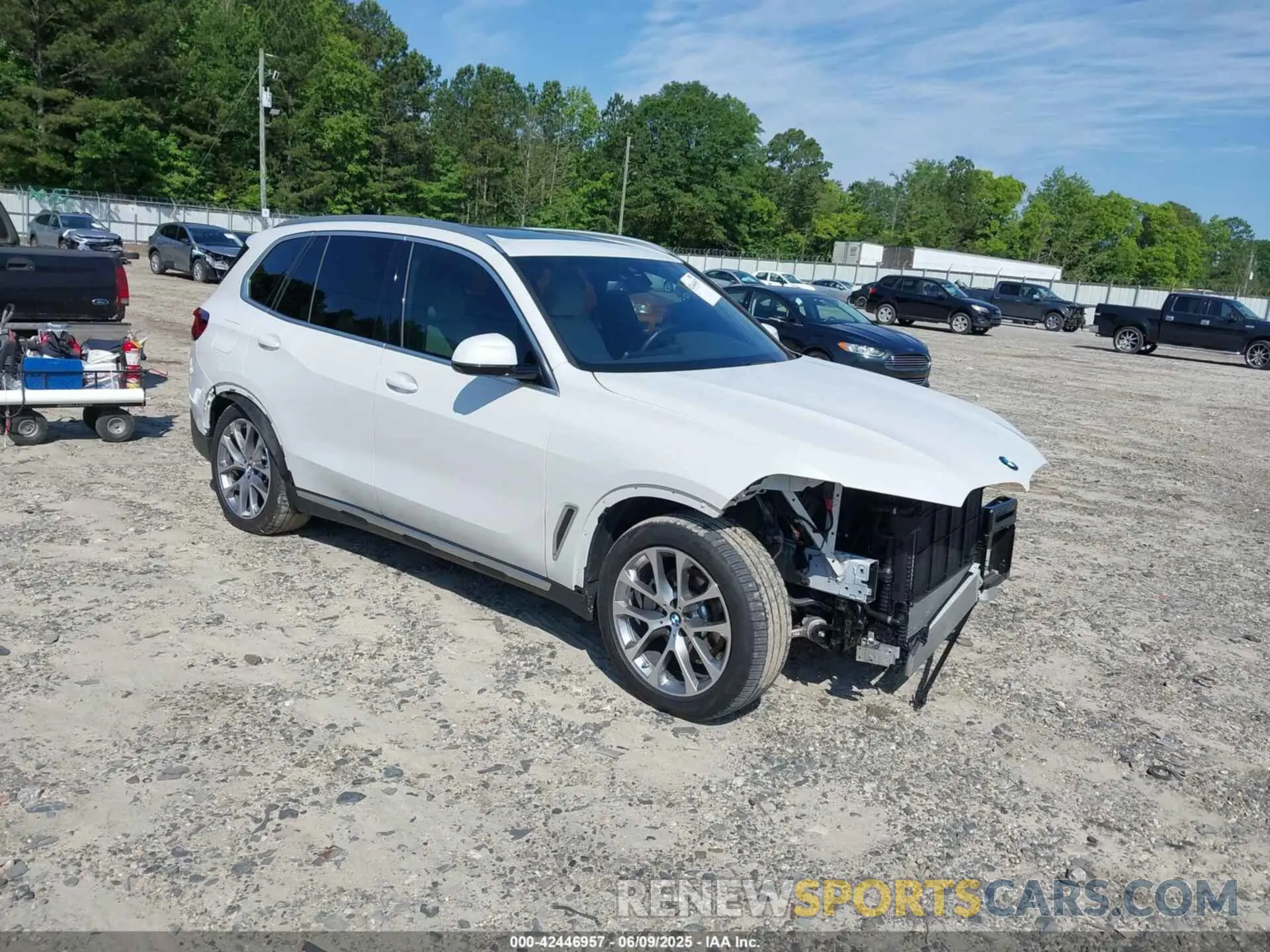1 Photograph of a damaged car 5UXCR6C09P9R25706 BMW X5 2023