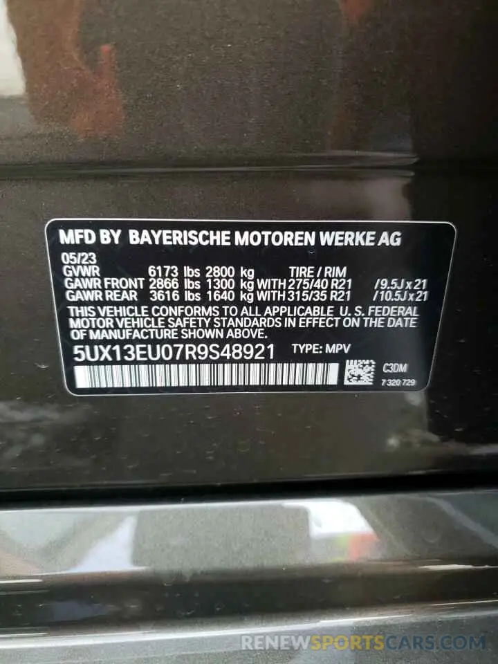 14 Photograph of a damaged car 5UX13EU07R9S48921 BMW X5 2024