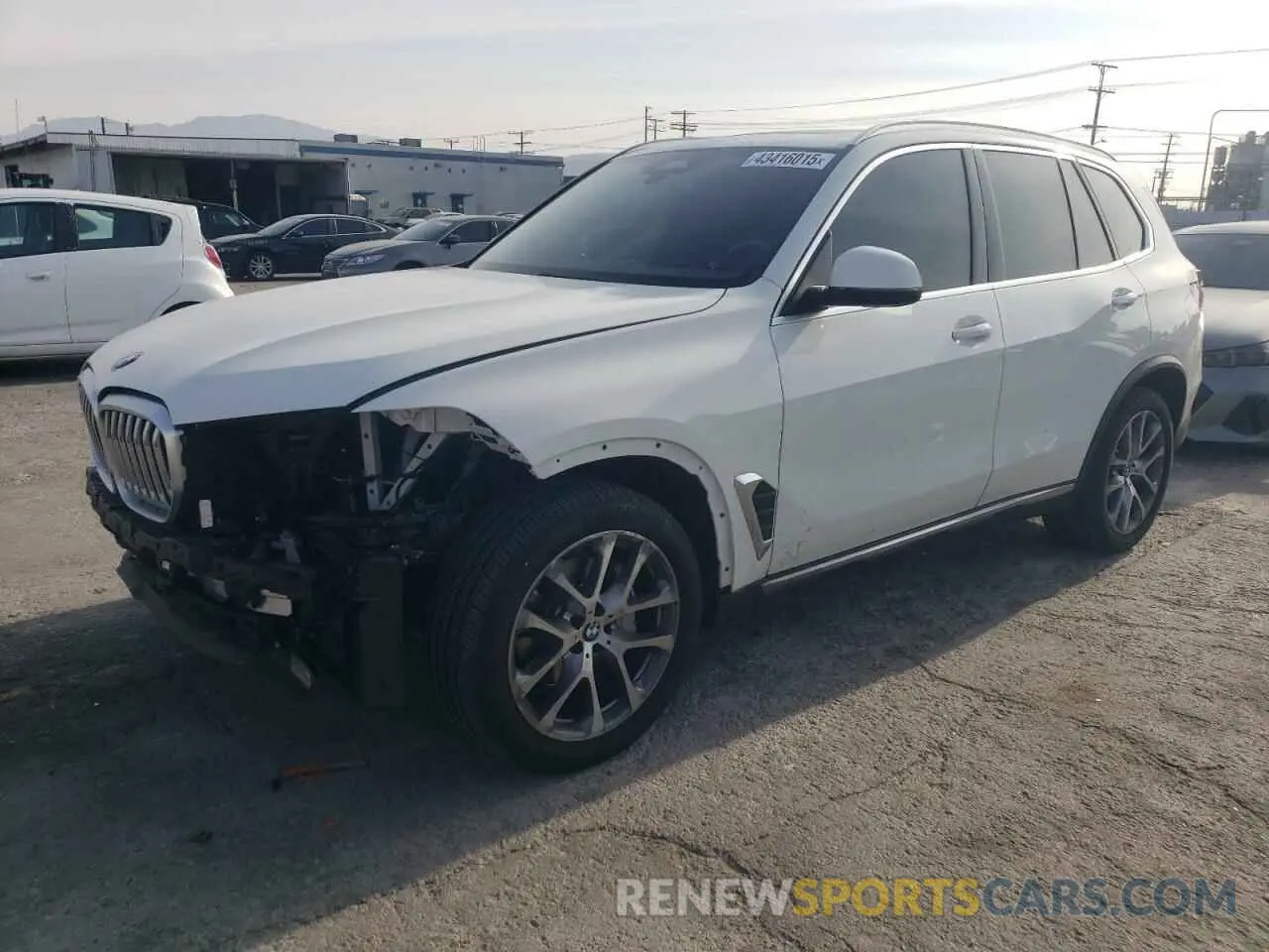 1 Photograph of a damaged car 5UX13EU07R9S70689 BMW X5 2024