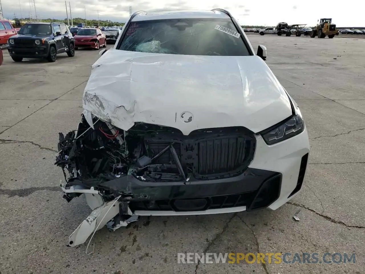 5 Photograph of a damaged car 5UX43EU04R9T66874 BMW X5 2024