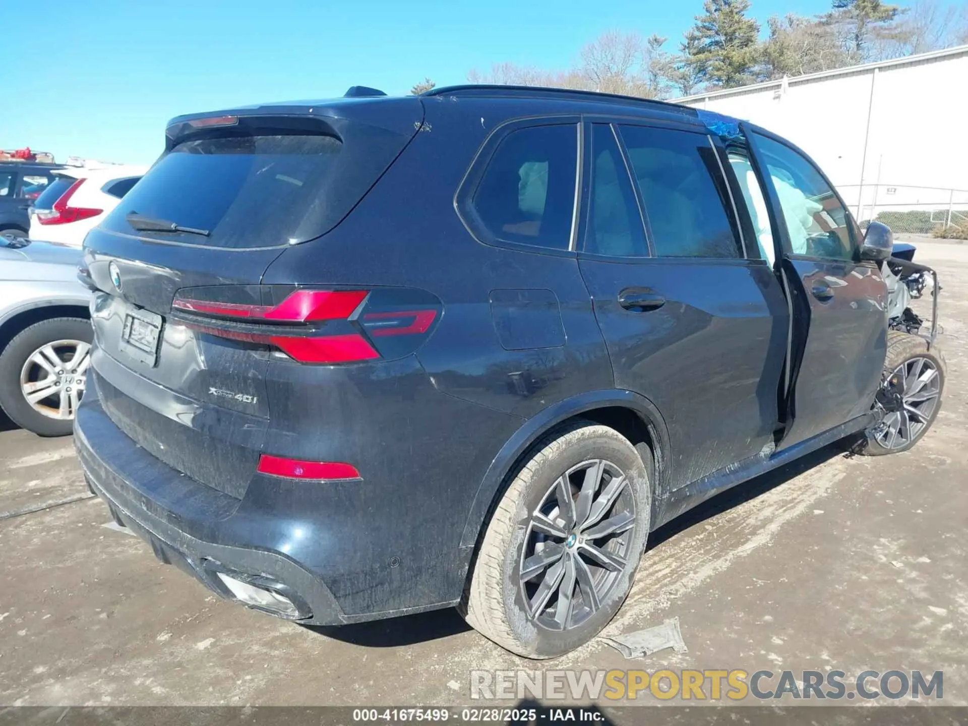 4 Photograph of a damaged car 5UX23EU01S9Y28983 BMW X5 2025