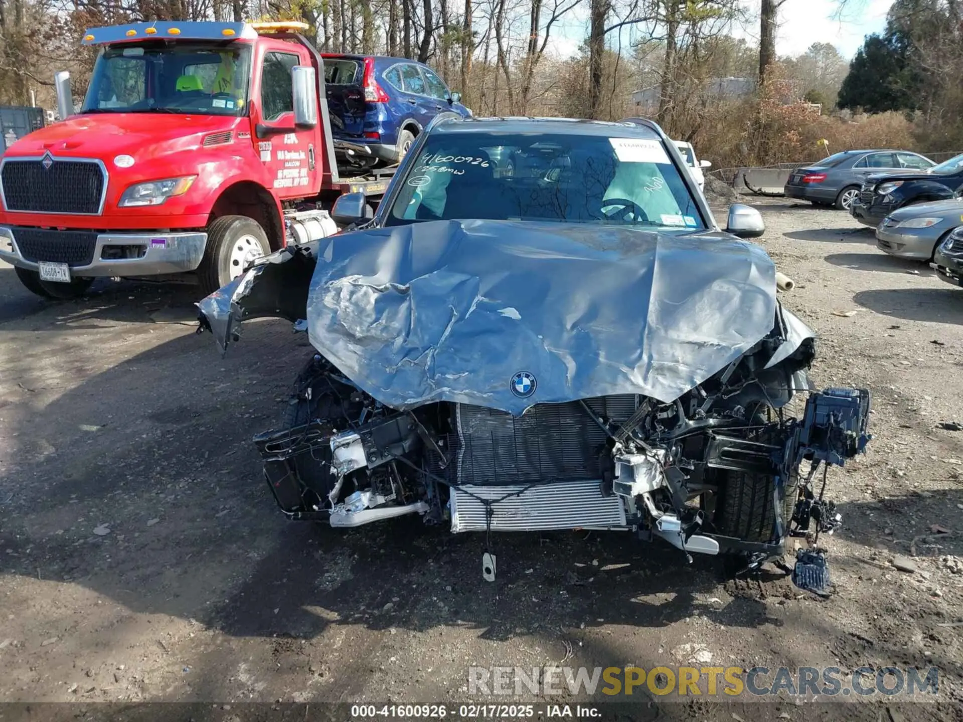 12 Photograph of a damaged car 5UX23EU09S9W38011 BMW X5 2025