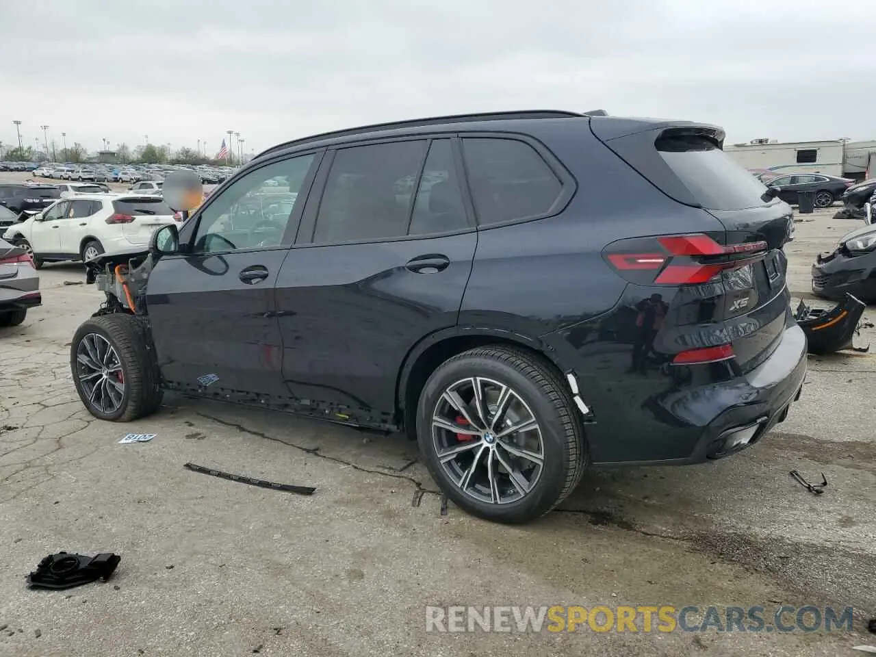 2 Photograph of a damaged car 5UX43EU03S9Z55582 BMW X5 2025