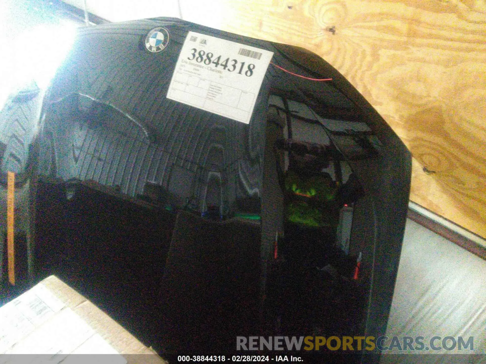 1 Photograph of a damaged car 5UXCR4C0XP9P75089 BMW X5 HOOD/LIGHT 2023