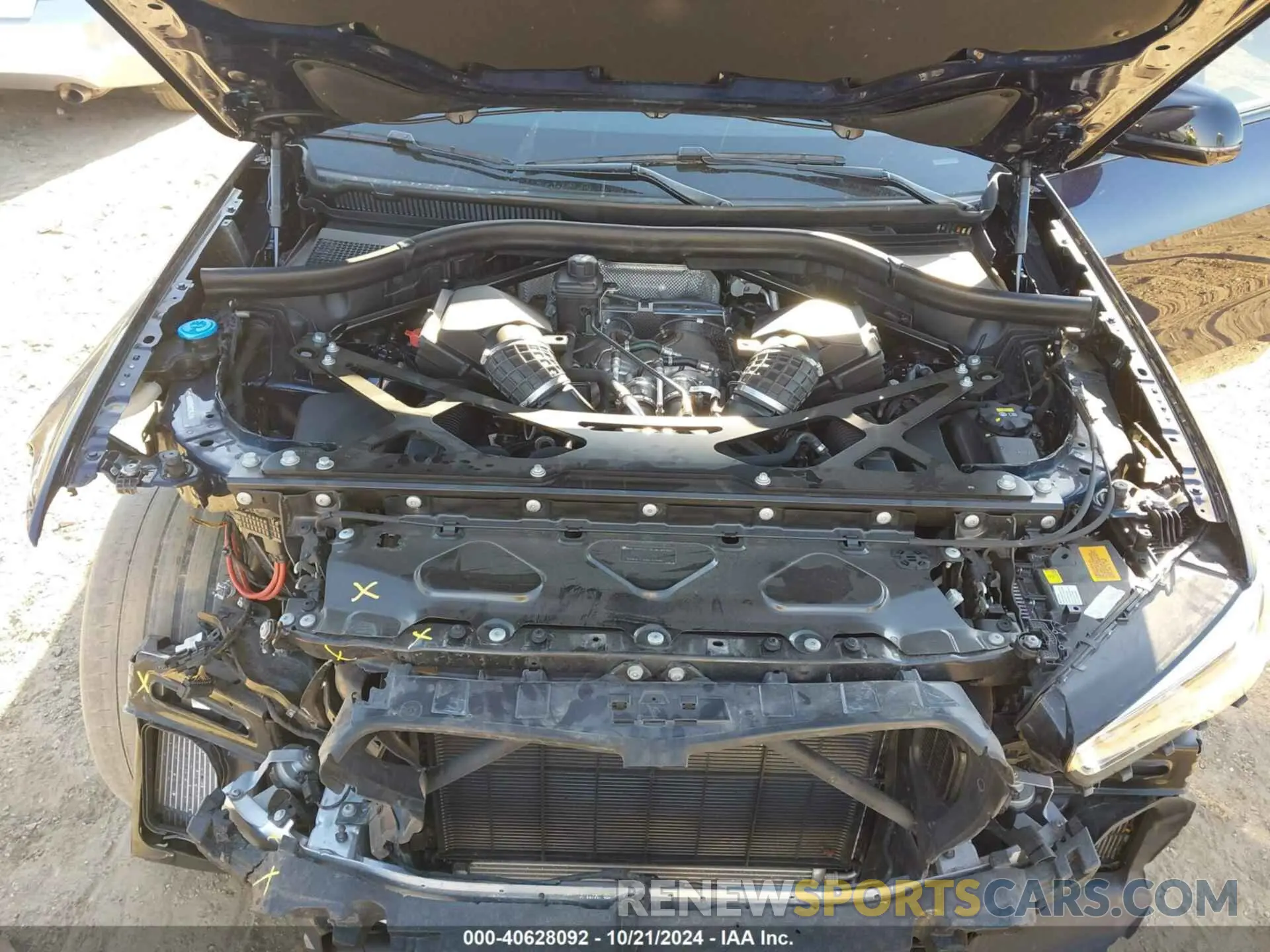 10 Фотография поврежденного автомобиля 5YMJU0C08M9E21223 BMW X5 M 2021