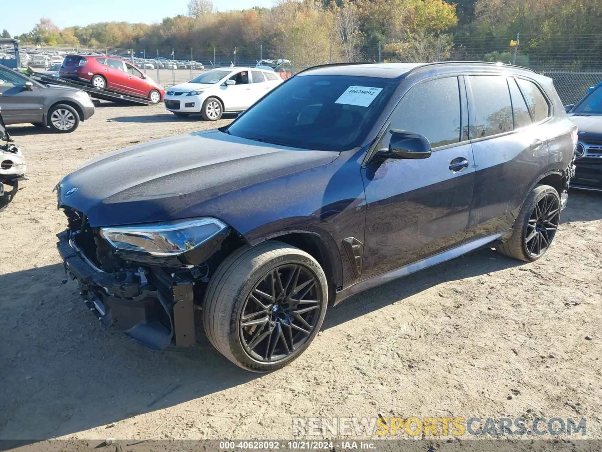 2 Фотография поврежденного автомобиля 5YMJU0C08M9E21223 BMW X5 M 2021