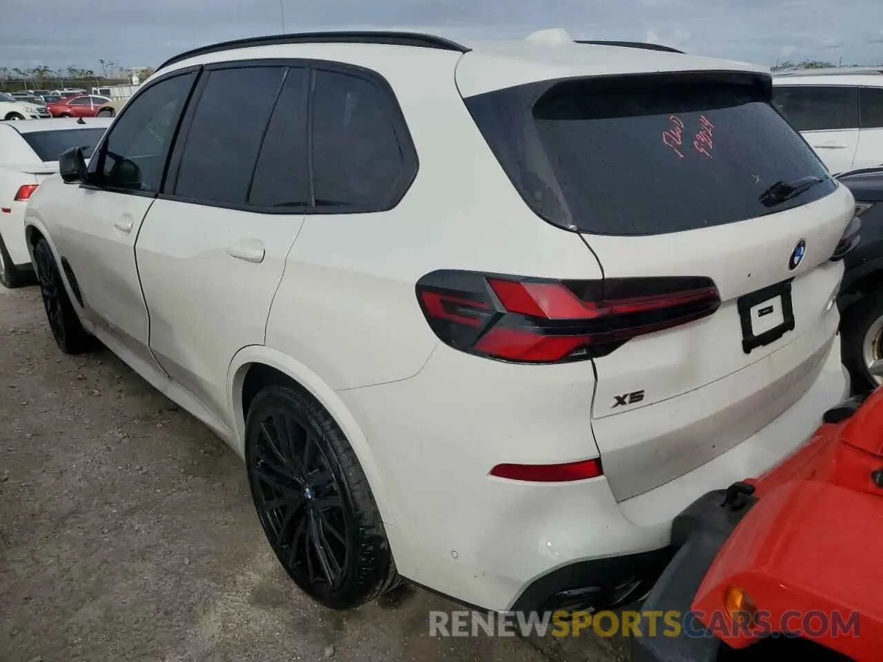 2 Photograph of a damaged car 5UX33EU01R9U55250 BMW X5 M60I 2024