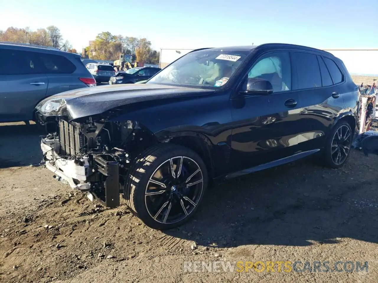 1 Photograph of a damaged car 5UX33EU01S9X45834 BMW X5 M60I 2025