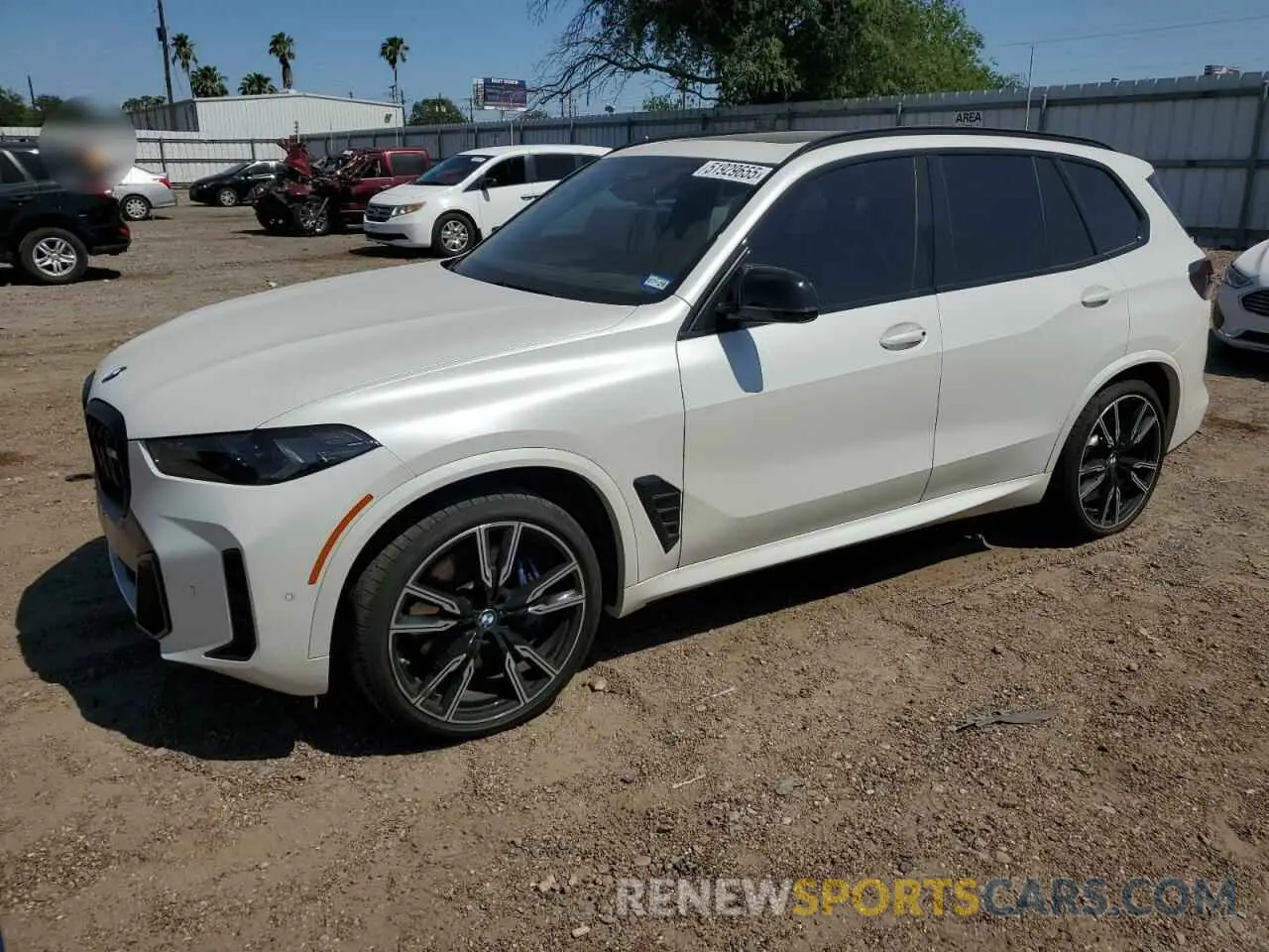 1 Photograph of a damaged car 5UX33EU06S9X27846 BMW X5 M60I 2025