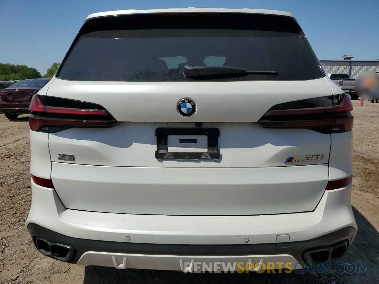 6 Photograph of a damaged car 5UX33EU06S9X27846 BMW X5 M60I 2025