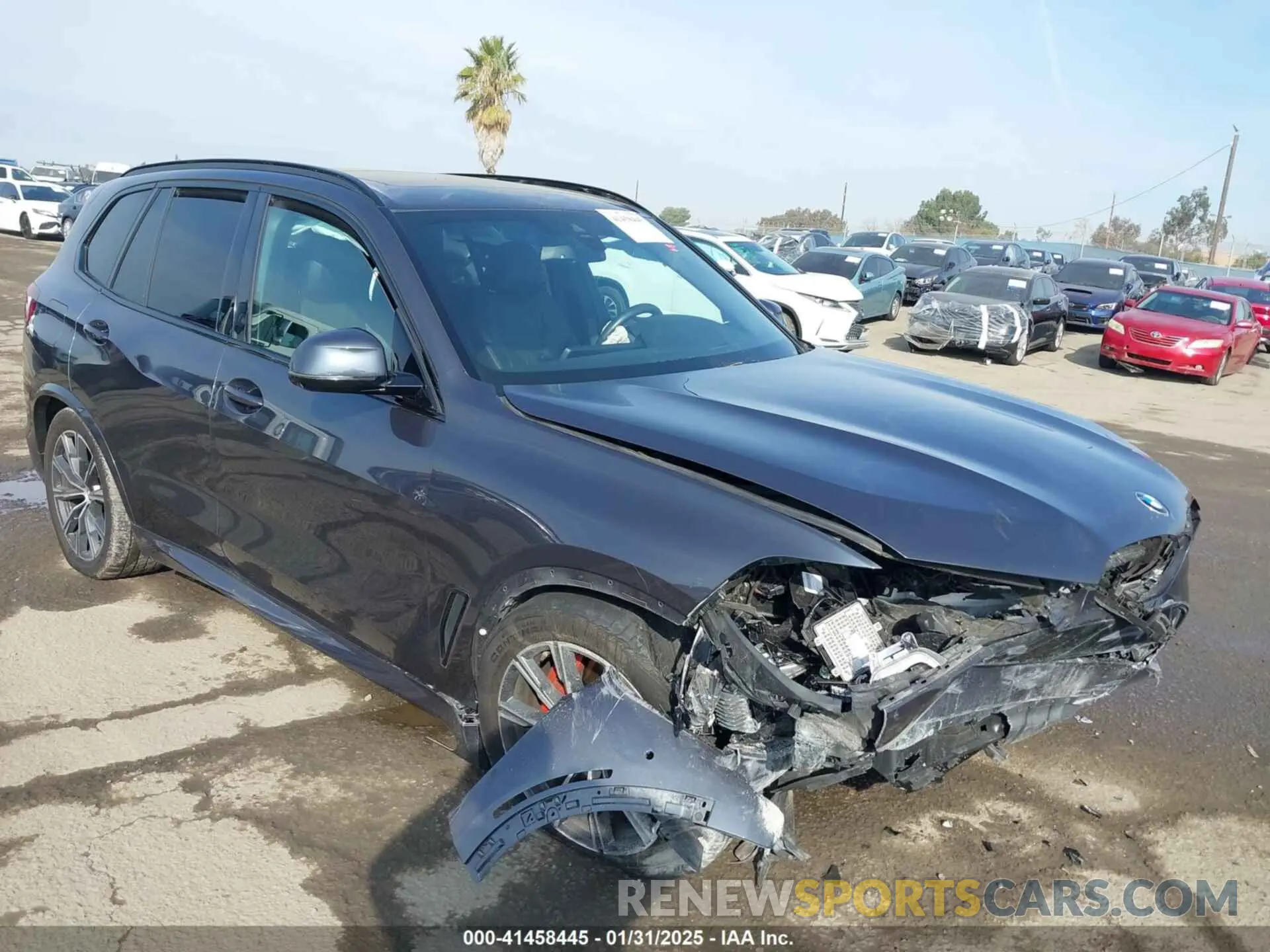 1 Photograph of a damaged car 5UXTA6C00M9D24349 BMW X5 PHEV 2021