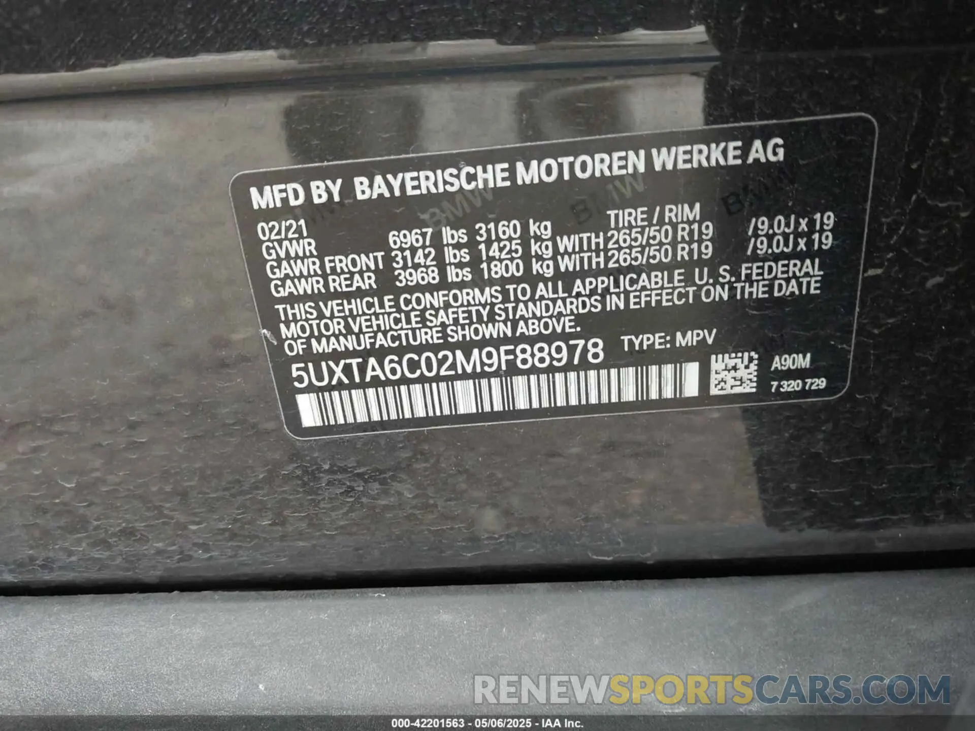9 Фотография поврежденного автомобиля 5UXTA6C02M9F88978 BMW X5 PHEV 2021