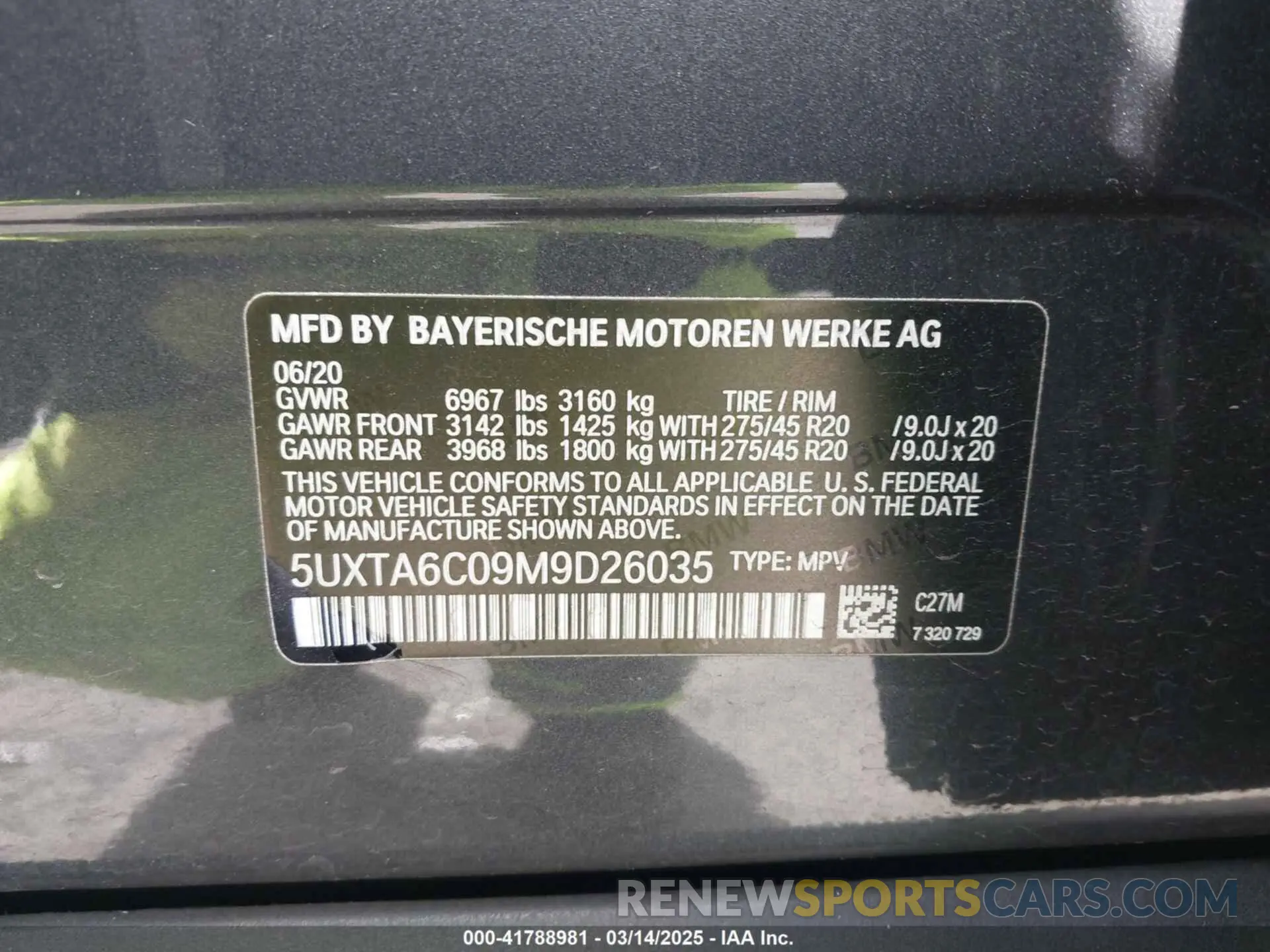 9 Фотография поврежденного автомобиля 5UXTA6C09M9D26035 BMW X5 PHEV 2021
