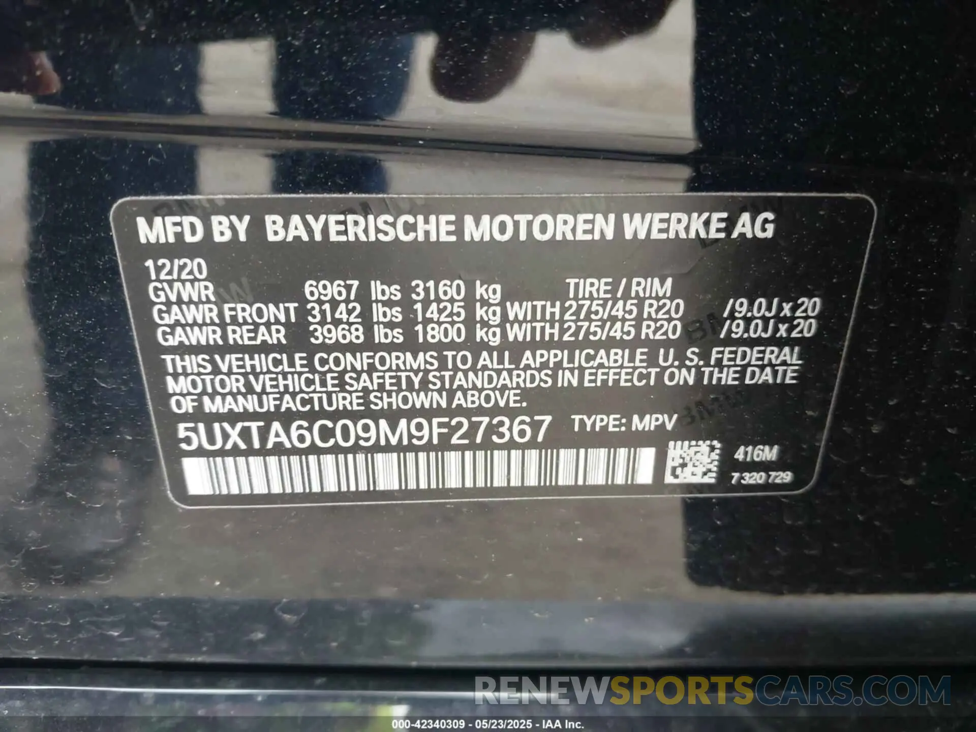 9 Фотография поврежденного автомобиля 5UXTA6C09M9F27367 BMW X5 PHEV 2021