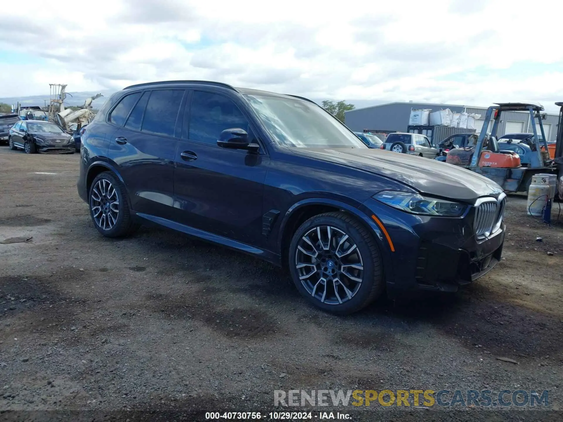 1 Photograph of a damaged car 5UX43EU07R9U37078 BMW X5 PHEV 2024