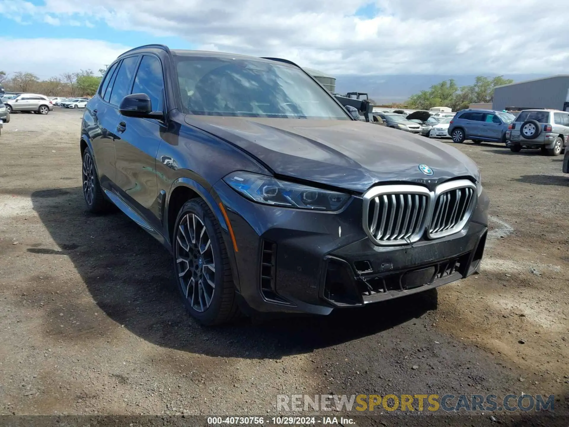 6 Photograph of a damaged car 5UX43EU07R9U37078 BMW X5 PHEV 2024