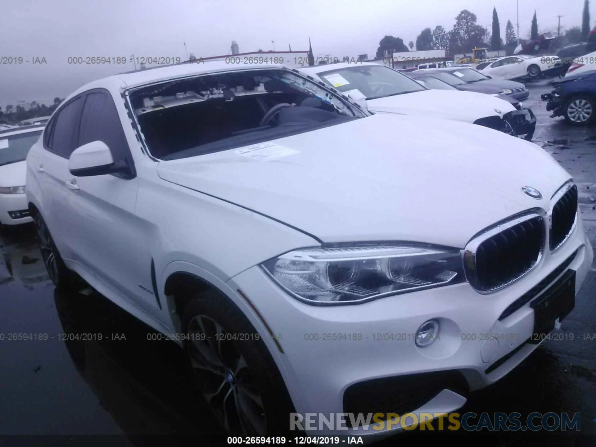 1 Photograph of a damaged car 5UXKU2C53K0Z64089 BMW X6 2019