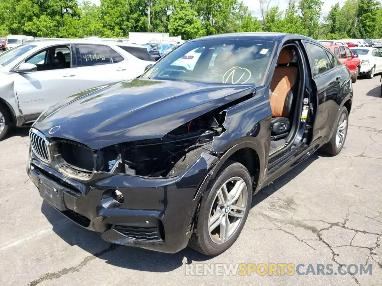 2 Фотография поврежденного автомобиля 5UXKU6C52KLP60597 BMW X6 2019