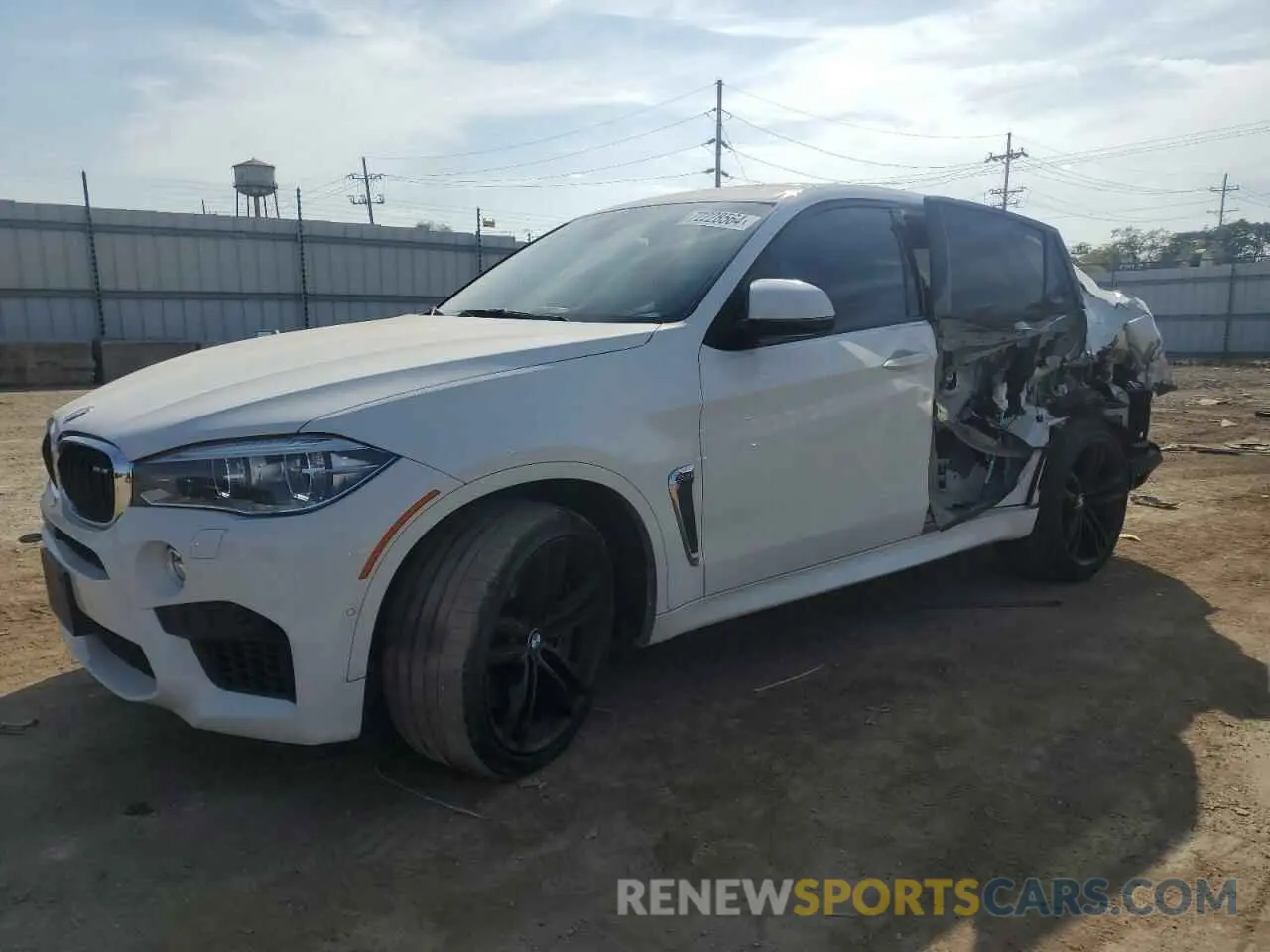 1 Photograph of a damaged car 5YMKW8C51K0Y75093 BMW X6 2019