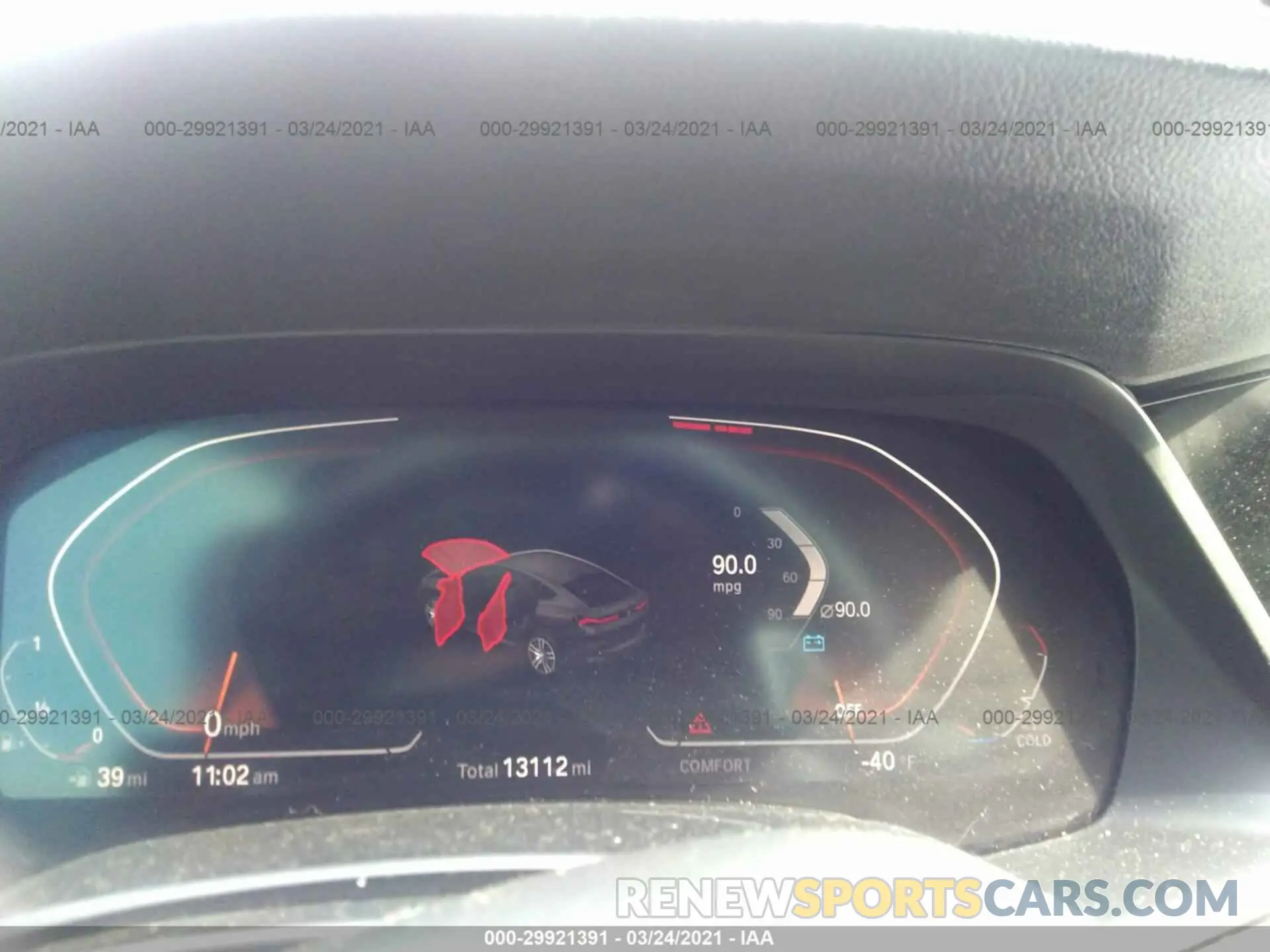 7 Photograph of a damaged car 5UXCY6C04L9C93732 BMW X6 2020