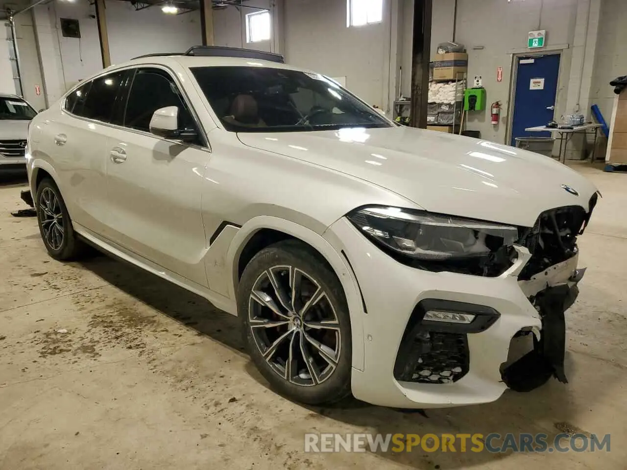 4 Фотография поврежденного автомобиля 5UXCY6C07L9B43453 BMW X6 2020