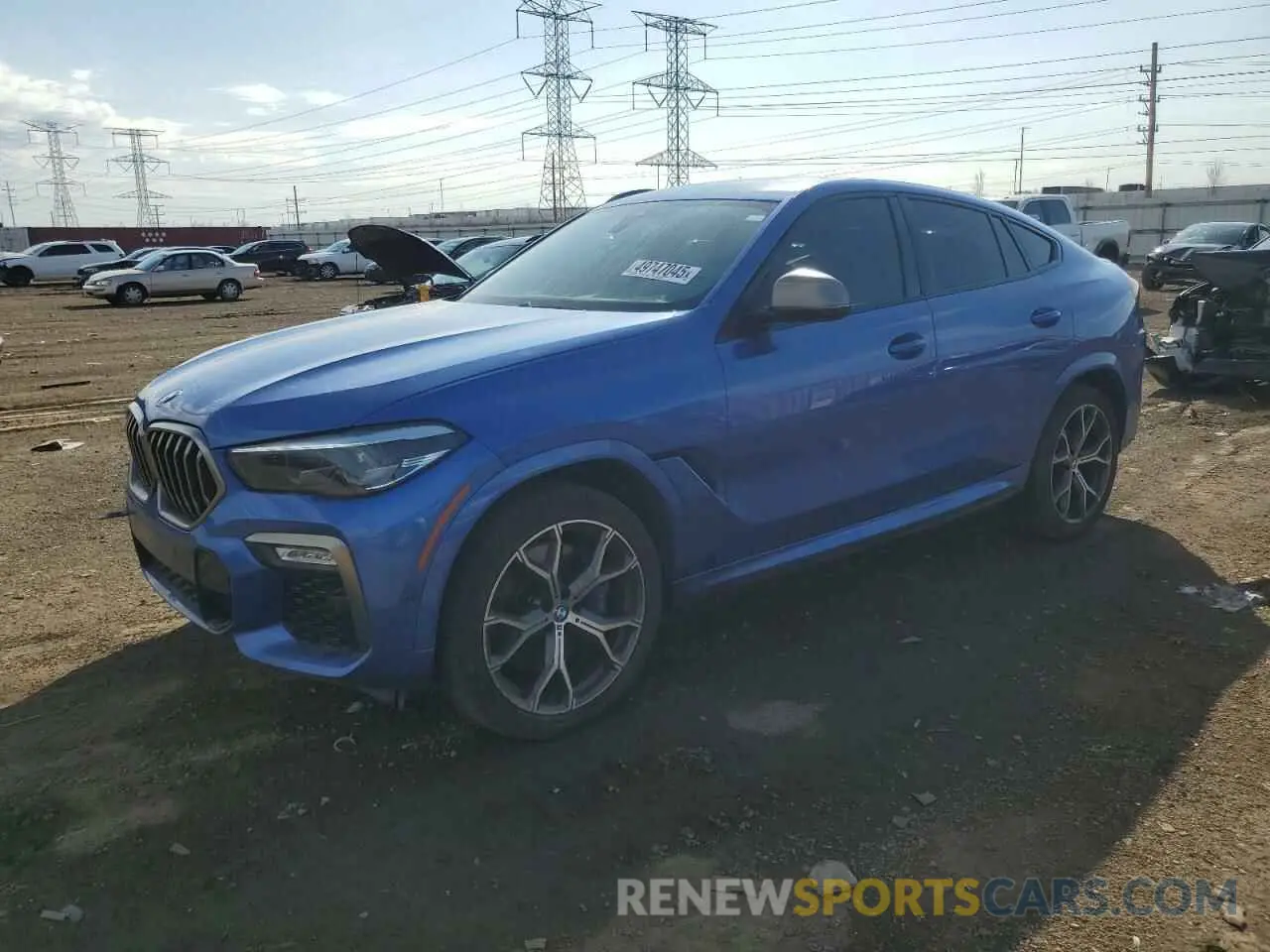 1 Photograph of a damaged car 5UXCY8C00L9B07230 BMW X6 2020
