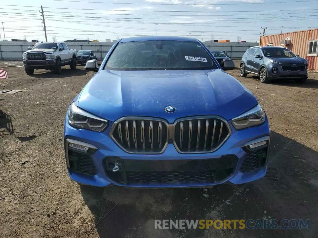5 Photograph of a damaged car 5UXCY8C00L9B07230 BMW X6 2020