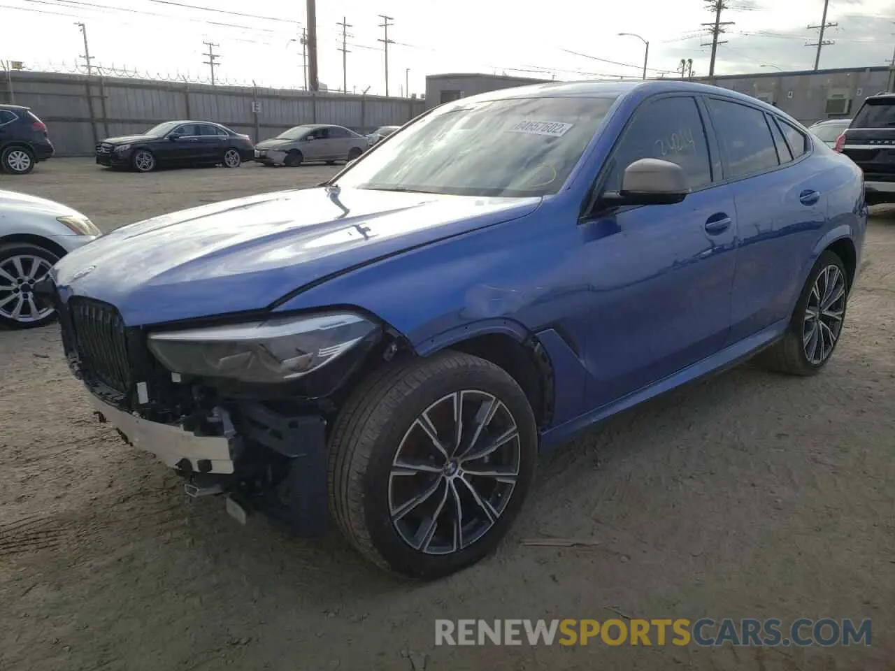2 Photograph of a damaged car 5UXCY8C00L9B24285 BMW X6 2020