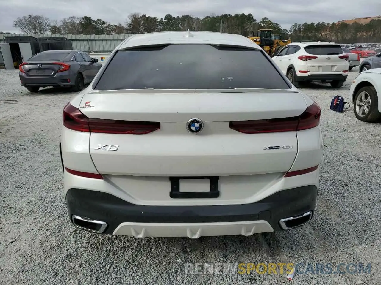 6 Photograph of a damaged car 5UXCY6C01M9H63412 BMW X6 2021