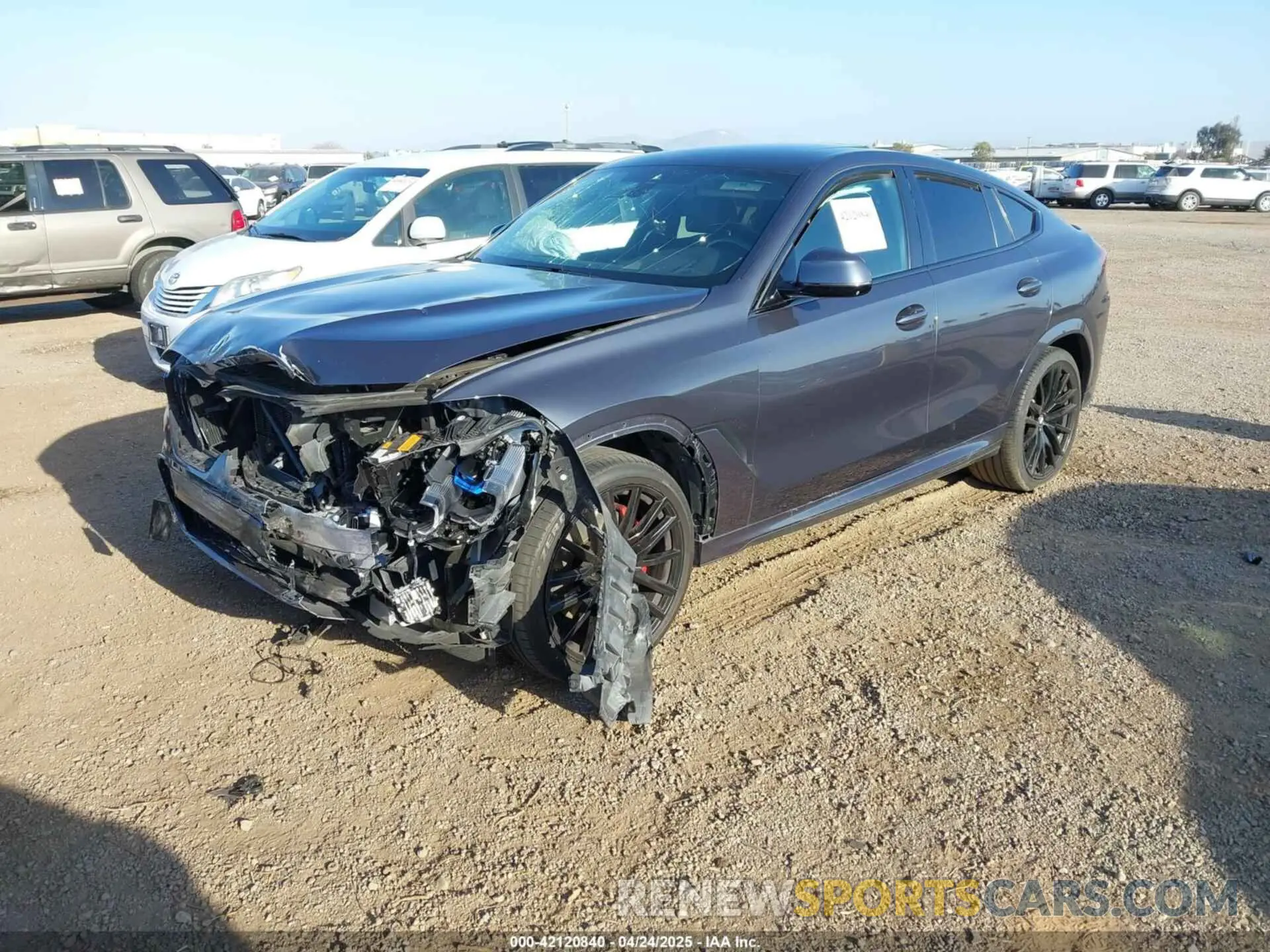 2 Photograph of a damaged car 5UXCY6C02M9G19805 BMW X6 2021